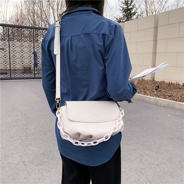 Geanta casual dama model lat cu maner lung