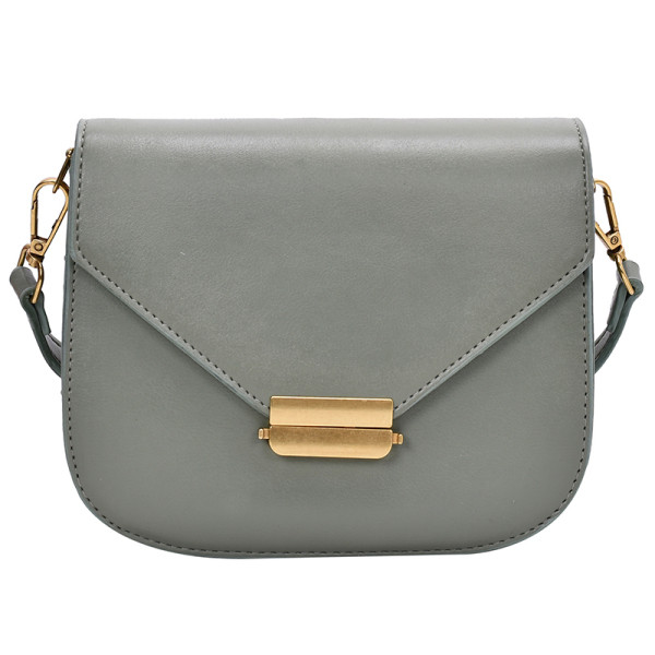 Geanta de dama de zi cu zi cu model uni cu elemente metalice