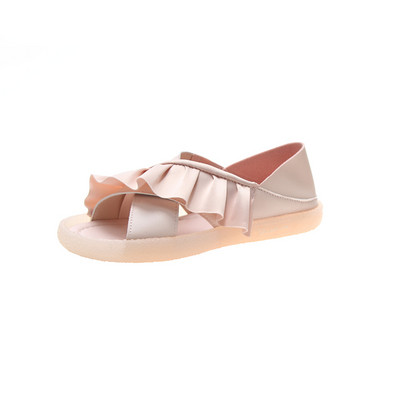 Model nou de sandale casual dama din piele ecologica