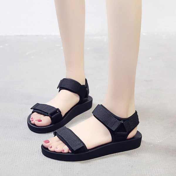 Sandale casual dama cu talpa plate si petice