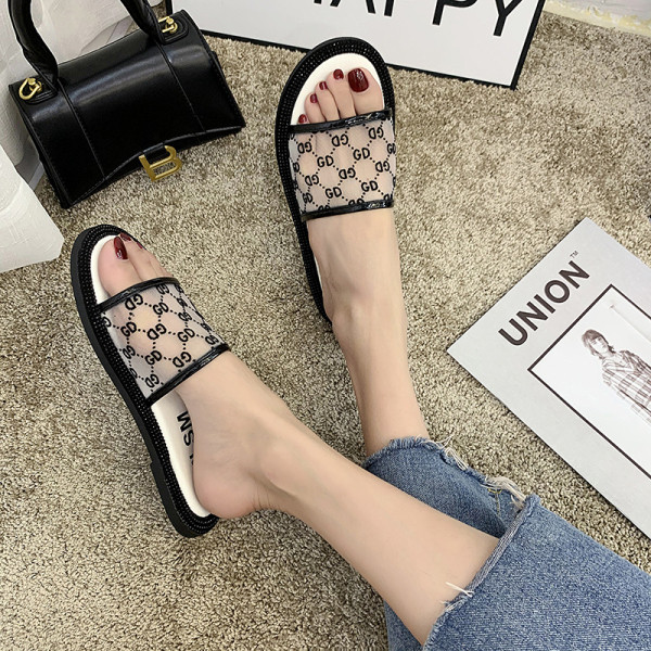 Papuci moderni de dama cu talpa plata in mai multe culori