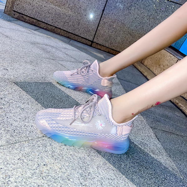 Tenisi dama sport-casual cu talpa din cauciuc colorat