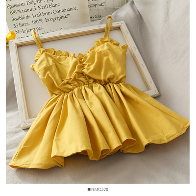 Maieu de damă decupat cu bretele subțiri