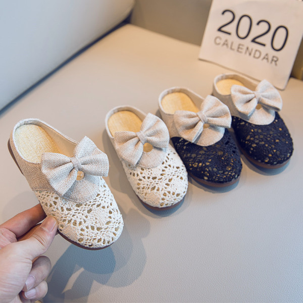 Modern, szalagos gyerekpapucs lányoknak