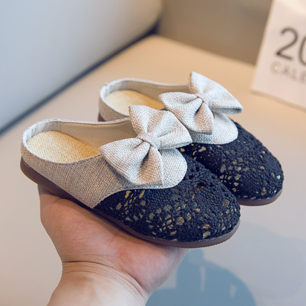 Modern, szalagos gyerekpapucs lányoknak