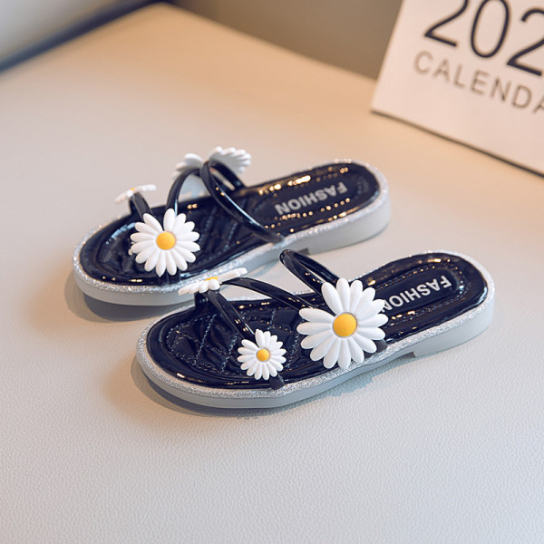 Papuci moderni pentru copii cu elemente florale 3D