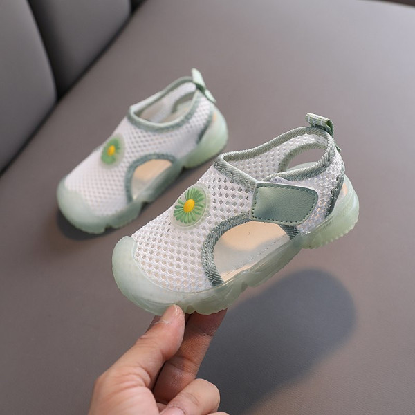 Sandale casual pentru copii cu autocolante pentru fete