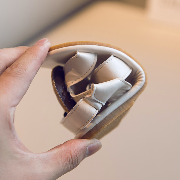 Sandale actuale pentru copii din piele ecologica cu element 3D