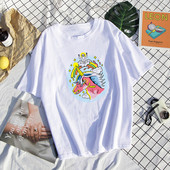 Tricou de damă modern cu aplicare de culoare a unui unicorn