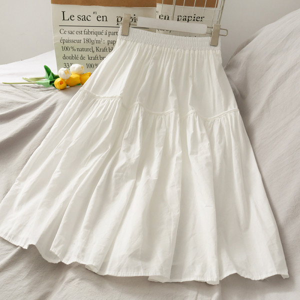 Hosszú női szoknya magas elasztikus derékkal