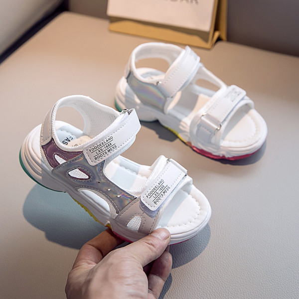 Alkalmi gyerekszandál feliratos lányoknak és fiúknak