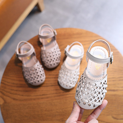 Нов модел детски сандали с катарама за момичета