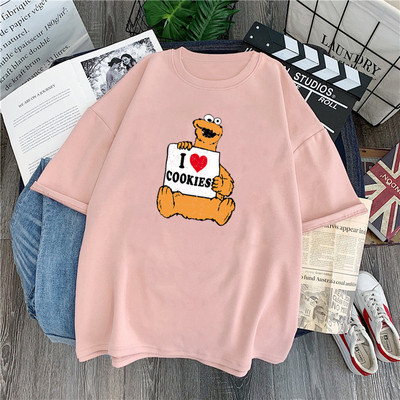 Modern női póló széles modell színes rátéttel