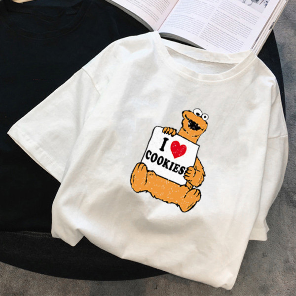 Modern női póló széles modell színes rátéttel