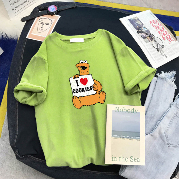 Modern női póló széles modell színes rátéttel