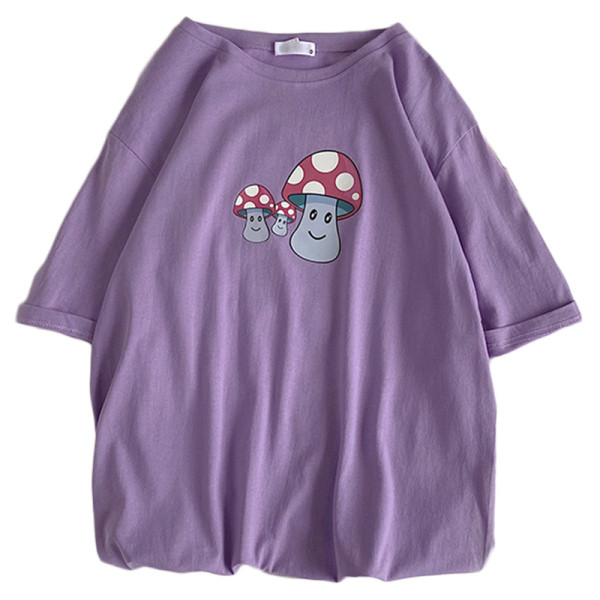 Vabaaja naiste t-särk ovaalse kaelusega, lühikeste varrukate ja värvilise aplikatsiooniga