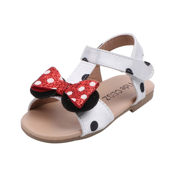 Model nou de sandale pentru copii cu panglica pentru fete