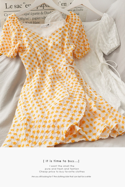 Rochie de dama de primavara-vara cu cravate