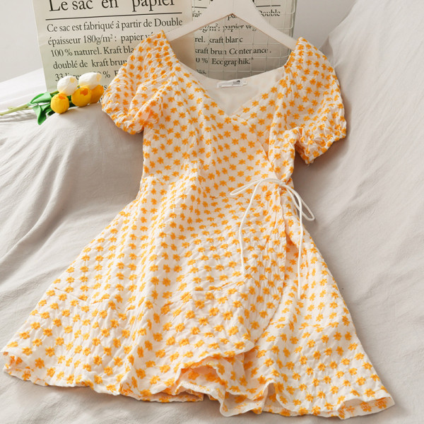 Rochie de dama de primavara-vara cu cravate