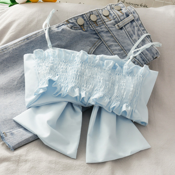 Modern női mellszobor 3D rózsával és szalaggal