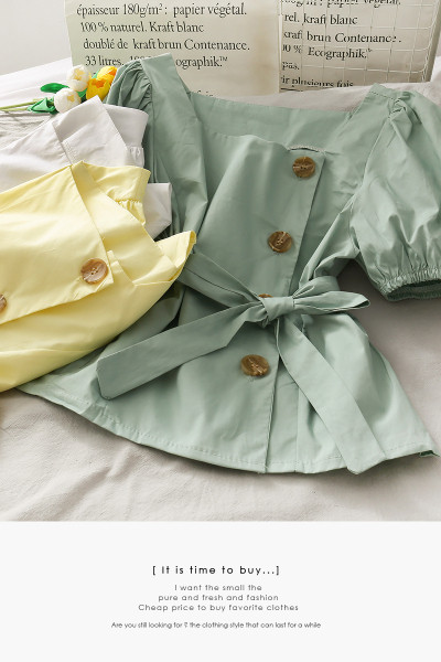 Modern női ing övvel