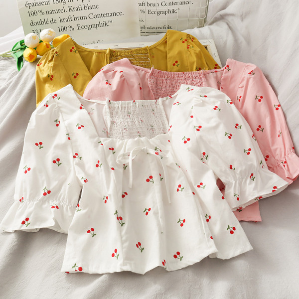 Naiste 3/4 varrukate ja lipsudega pluus