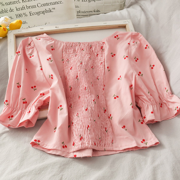 Naiste 3/4 varrukate ja lipsudega pluus