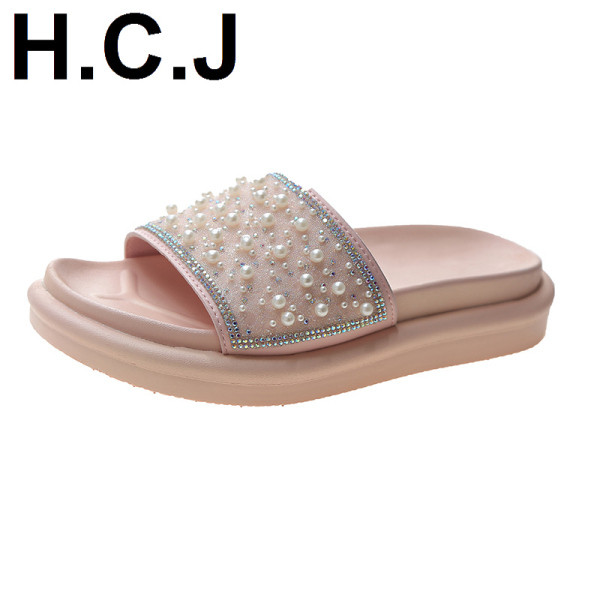 Papuci casual dama cu element sidefat