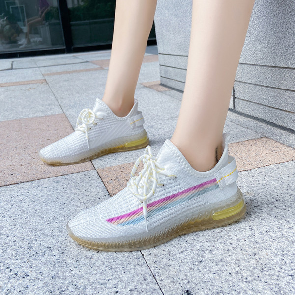 Ženske casual tenisice s gumenim i obojenim potplatom