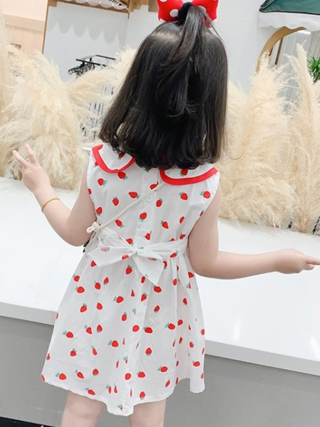 Rochie pentru copii model nou cu decolteu rotund