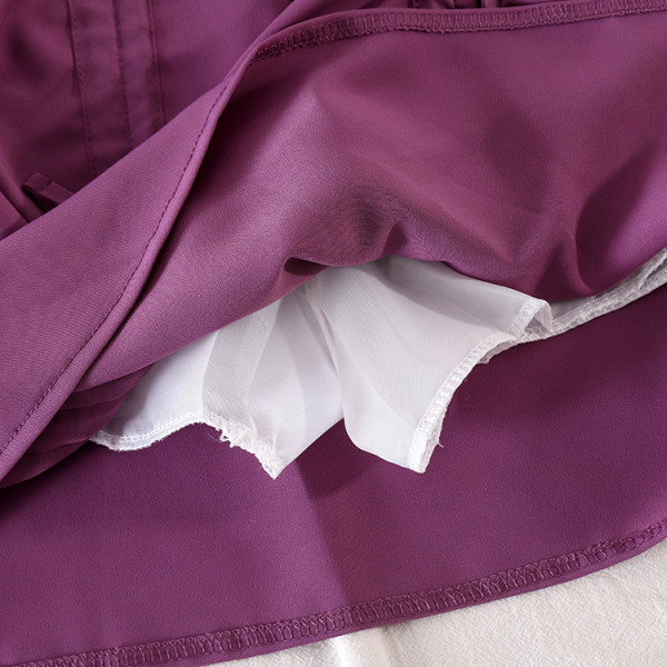 Moodne lipsudega naiste seelik kõrge vöökohaga