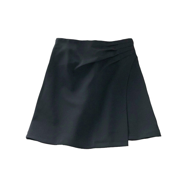 Fusta de damă asimetrică cu talie înaltă - un model curat