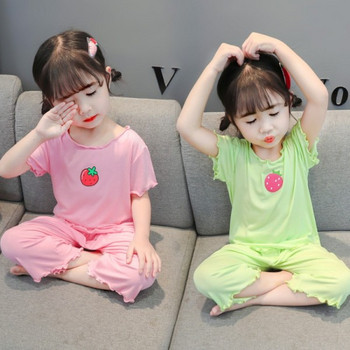 Детска пижама с апликация за момичета