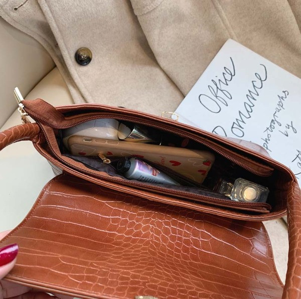 Geantă de umăr de zi cu zi pentru femei din piele ecologică