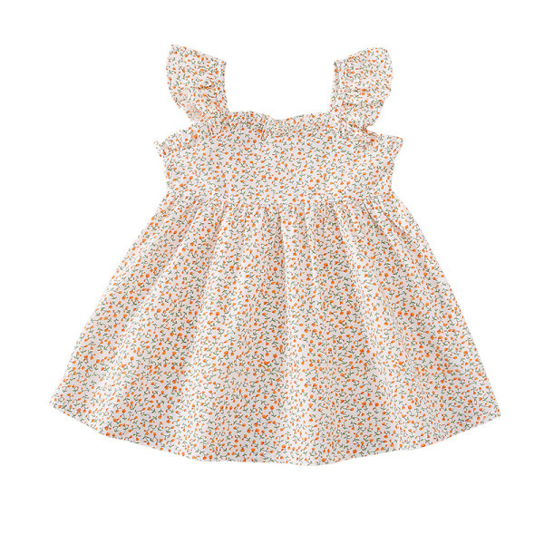 Rochie de vara pentru copii cu decolteu patrat