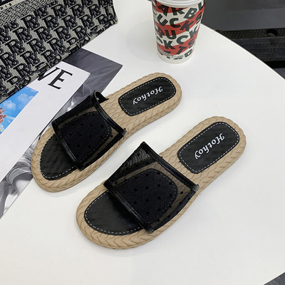 Papuci de dama cu talpa plate potriviti si pentru plaja