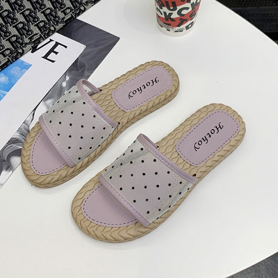 Papuci de dama cu talpa plate potriviti si pentru plaja