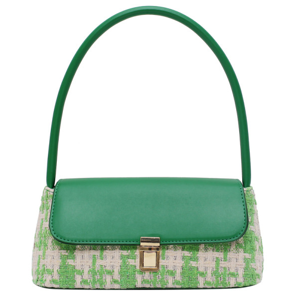 Mini geanta de dama eleganta cu element metalic