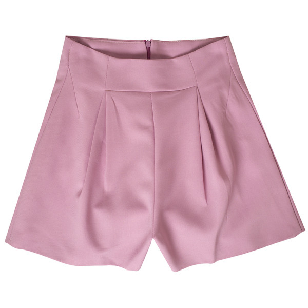 Pantaloni scurți casual dama model lat cu fermoar