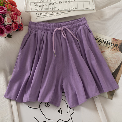 Ikdienas šorti ar saitēm un augstu vidukli