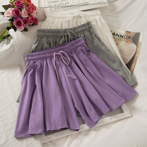 Ikdienas šorti ar saitēm un augstu vidukli