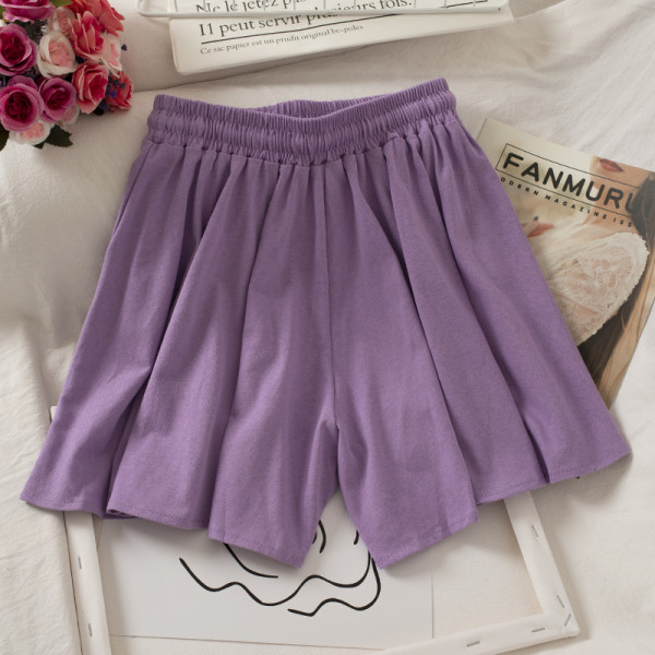 Ikdienas šorti ar saitēm un augstu vidukli