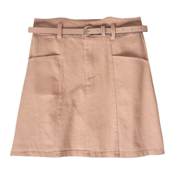 Fusta casual dama cu centura - A-line