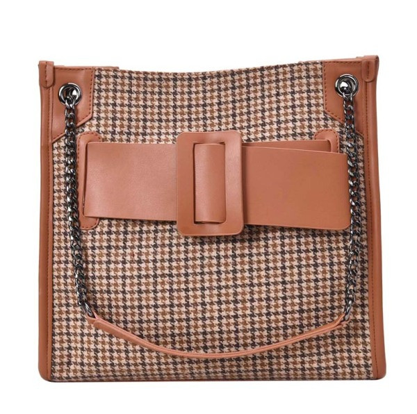 Geanta de umar eleganta de dama din imitatie de piele cu maner metalic doua modele