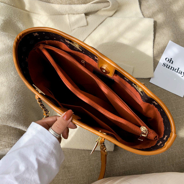 Geanta casual dama cu maner lung model lat