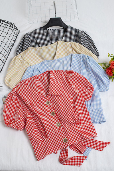 Vabaaja naiste särk lipsude ja nööpidega