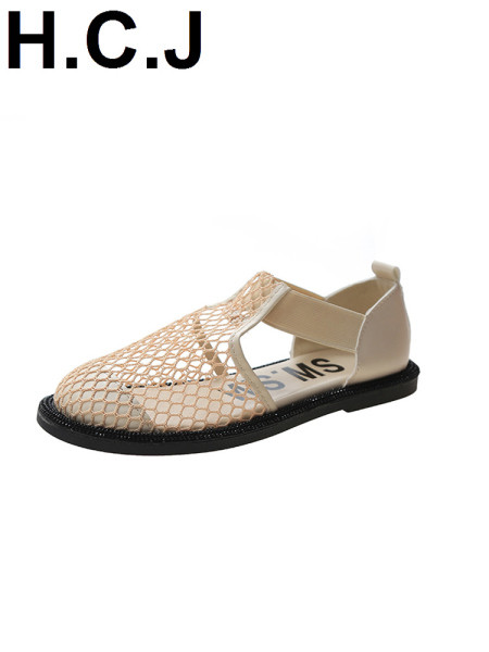 Naiste vabaaja sandaalid lameda tallaga