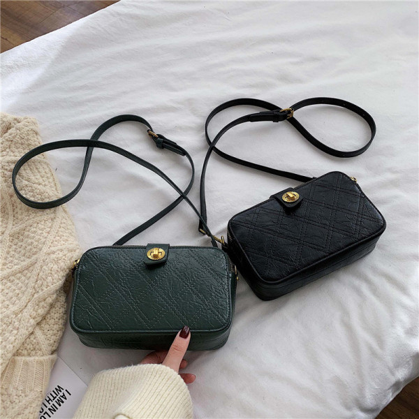 Geantă de umăr pentru femei, de ultimă generație, cu fermoar și mâner lung și subțire