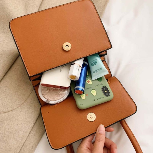 Geanta casual de dama din piele ecologica pura model