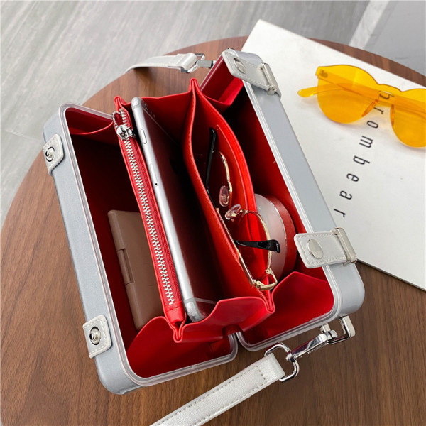 Mini geantă elegantă de damă, cu mâner lung și subțire